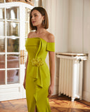 Langes Elfenbeinkleid Barcelona - 9J228