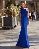 Langes Elfenbeinkleid Barcelona - 9J236