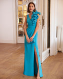 Langes Elfenbeinkleid Barcelona - 9J238