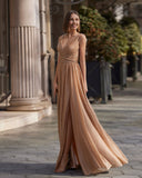 Langes Elfenbeinkleid Barcelona - 9J259