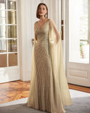 Langes Elfenbeinkleid Barcelona - 9J184