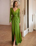 Langes Elfenbeinkleid Barcelona - 9J1A8