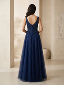 Vestido largo de Marfil Barcelona - 9J2A9