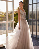 Vestido largo de Marfil Barcelona - 9J2B3