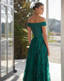 Vestido largo de Marfil Barcelona - 9J2D6
