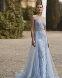 Vestido largo de Marfil Barcelona - 9J3E1