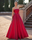 Vestido largo de Marfil Barcelona - 9J2F8
