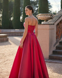 Vestido largo de Marfil Barcelona - 9J2F8