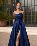 Langes Elfenbeinkleid Barcelona - 9J2G5