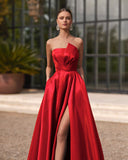 Langes Elfenbeinkleid Barcelona - 9J2G5