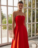 Langes Elfenbeinkleid Barcelona - 9J2L4