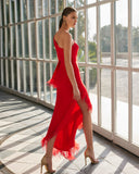 Vestido midi de Marfil Barcelona - 9J2M2