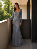 Vestido largo de Marfil Barcelona - 9M102
