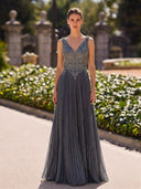 Vestido largo de Marfil Barcelona -  9M116