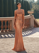 Vestido largo de Marfil Barcelona - 9M120