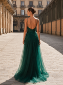 Vestido largo de Martha Blanc- 9M129