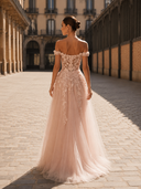 Vestido largo de Martha Blanc- 9M138