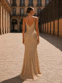 Vestido largo de Martha Blanc- 9M218