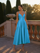 Vestido midi de Marfil Barcelona - 9M233