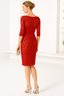 Vestido corto de Marfil Barcelona - 1J1B8