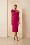 Vestido midi de Silvia Fernández - GEORGINA