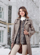 Satinette-Trenchcoat - MADDALENA