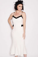 Vestido midi de Luis Civit - OSLO