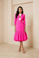 Vestido midi de Silvia Fernández - SALETA TF