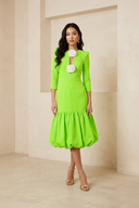 Vestido midi de Silvia Fernández - SALETA TF