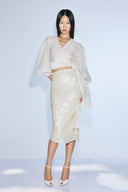 Falda midi de Twins Fantasy - T4862G