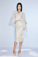 Falda midi de Twins Fantasy - T4862G