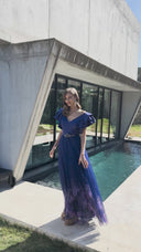 Vestido largo de Marfil Barcelona - 8J2D1